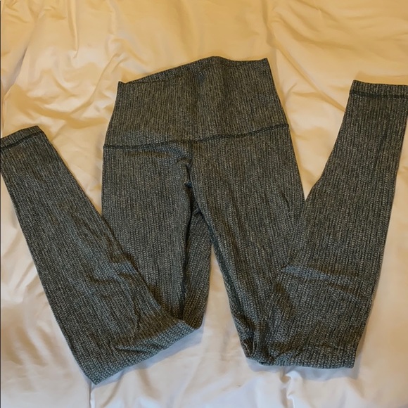 Lululemon high waist green coco pique full length - Picture 2 of 4